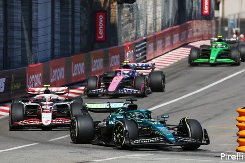 pirelli aston martin lance stroll oliver bearman haas gp monaco 2025 zondag