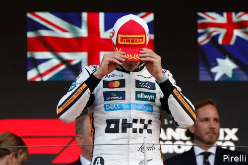 pirelli lando norris 2025 gp monaco mclaren podium zondag