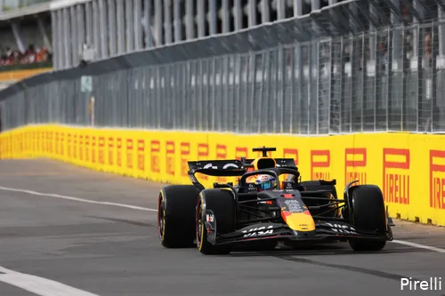 Verstappen voelde zich goed in de auto tijdens de eerste sessies in Canada.