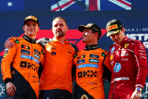 podium lando norris oscar piastri charles leclerc 37 sunday spielberg 2025