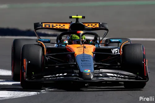 lando norris mclaren livery 7 friday silverstone 2025
