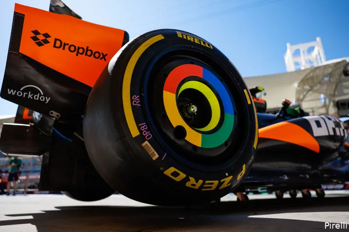 Een overstap naar een kleinere band brengt Pirelli extra kopzorgen. (Foto: Pirelli)