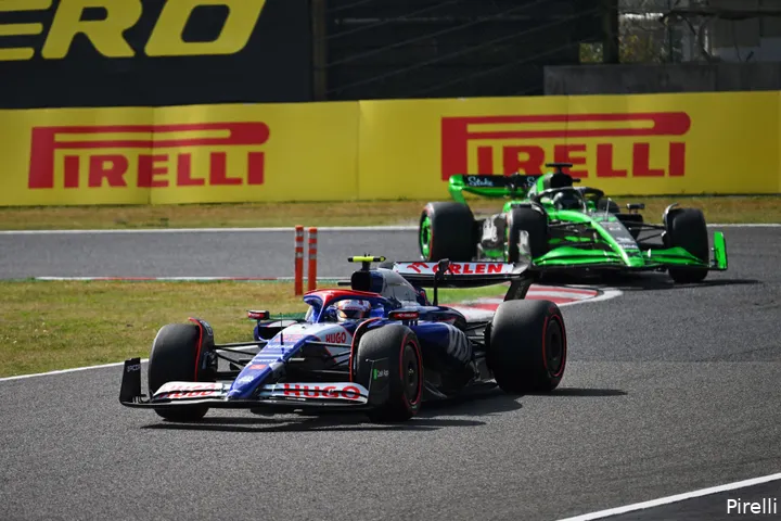 Bottas zag Tsunoda voorbijgaan op zijn thuiscircuit.