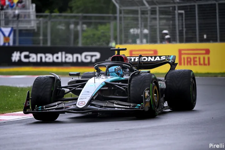 george russell mercedes vrijdag canada
