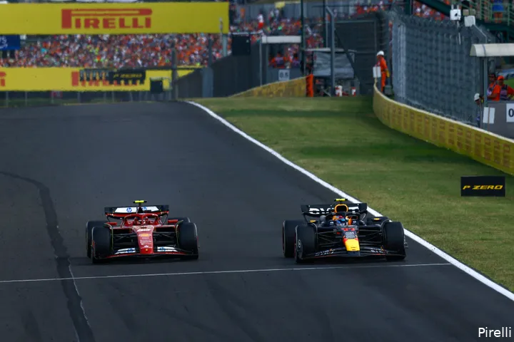 Verstappen was op oorlogspad na zijn tweede pitstop.