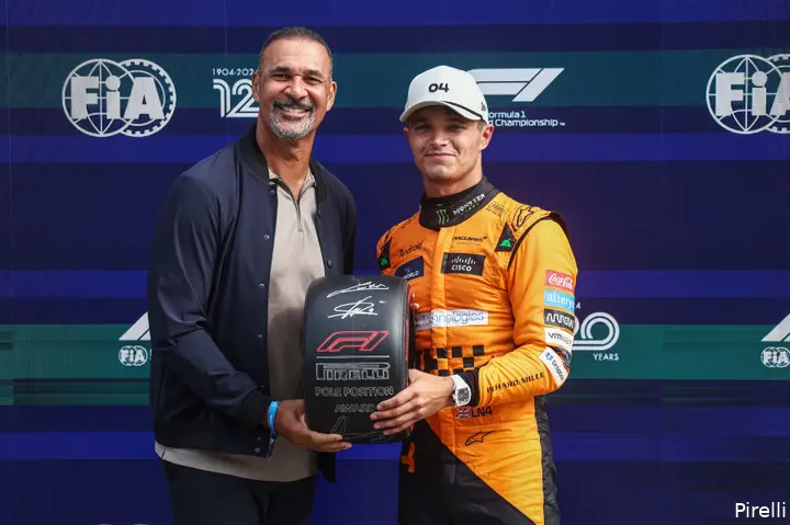 lando norris poleposition ruud gullit 23 saturday zandvoort 2024