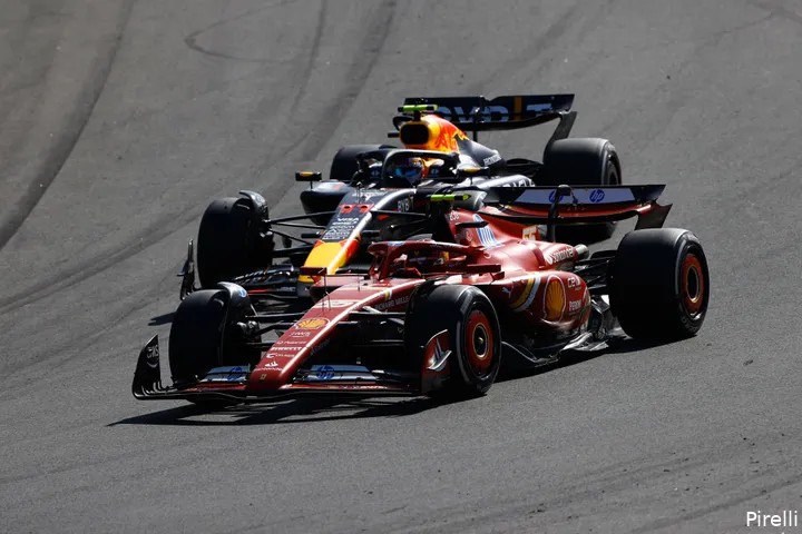 <i>Pérez en Sainz hebben het wel vaker met elkaar aan de stok.</i>