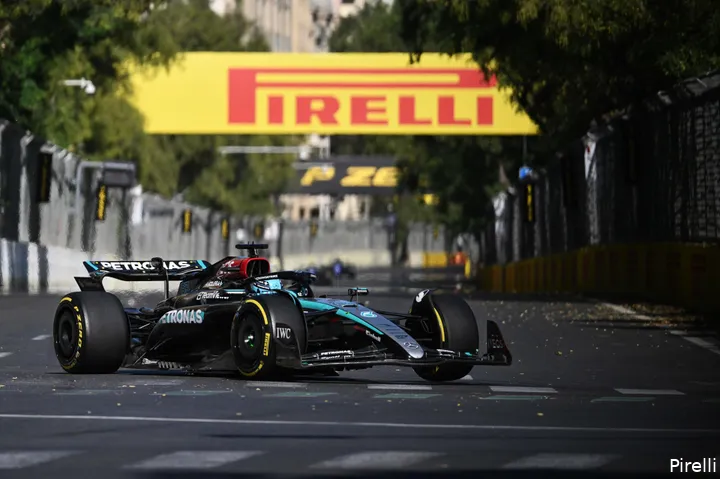 <i>Russell in de straten van Bakoe.</i>