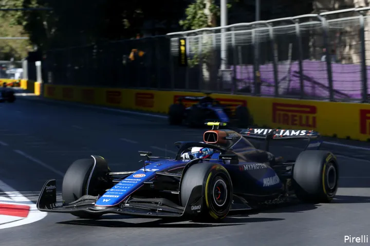 <i>Colapinto heeft na twee races meer punten dan Sargeant in twee seizoenen tijd.</i>