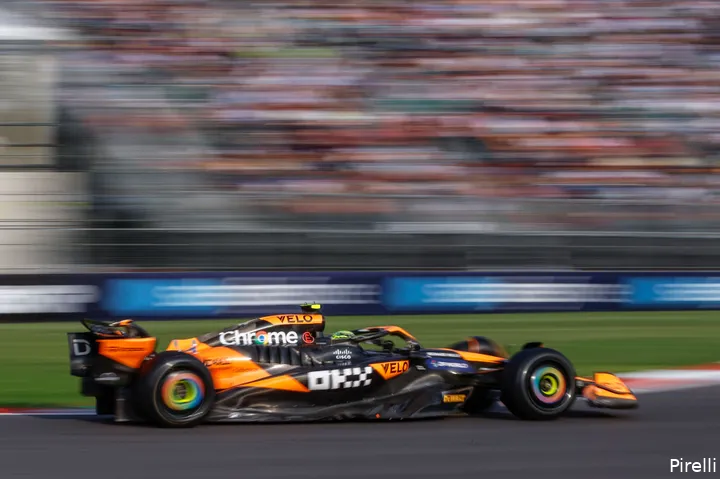 lando norris vrijdag mclaren vt2 mexico 2024