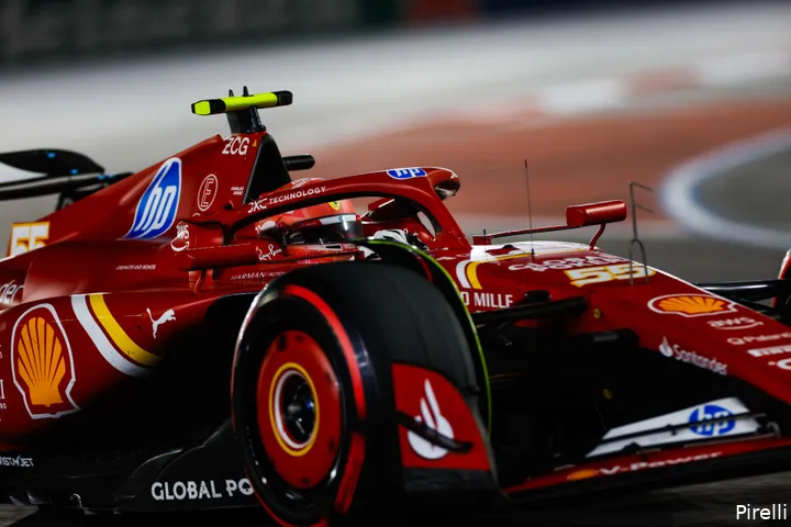 carlos sainz ferrari 2 friday lasvegas 2024