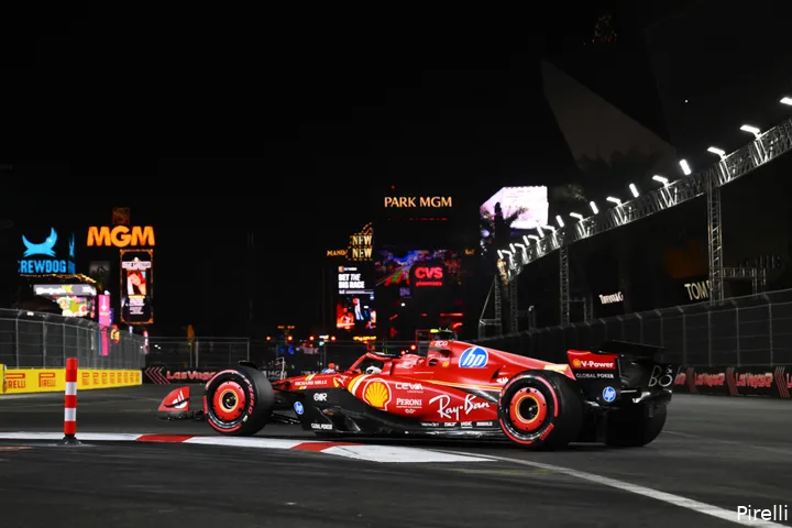 Carlos Sainz, op weg naar een podium in Las Vegas?