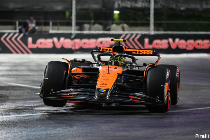 Norris kreeg Verstappen de hele race niet te pakken.