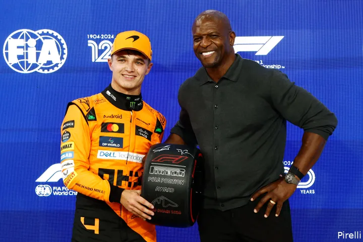 <i>Lando Norris pakte dit seizoen acht polepositions.</i>