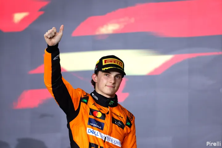 Piastri behaalde het podium in Qatar.