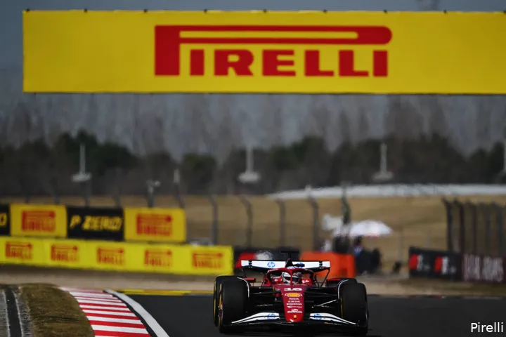Leclerc kwam niet verder dan een vierde plek in de sprintkwalificatie in China.