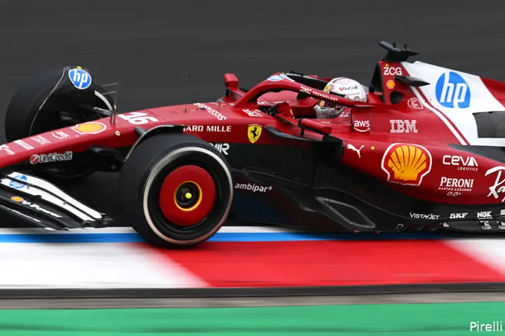pirelli ferrari charles leclerc zondag gp china 2025