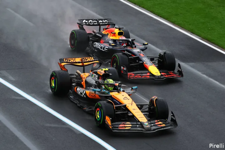 pirelli lando norris max verstappen mclaren red bull racing gp australie zondag 2025