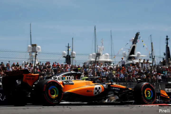 mclaren lando norris pirelli gp monaco 2025 zaterdag