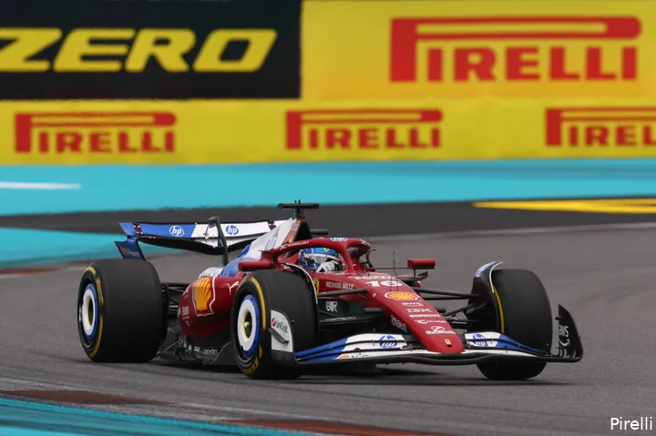 Meer dan een zevende plek zat er in Miami niet in voor Leclerc.