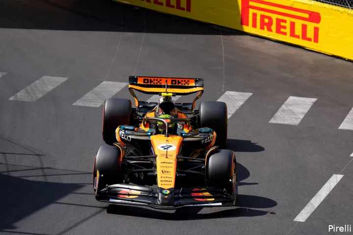 pirelli lando norris 2025 gp monaco zaterdag mclaren