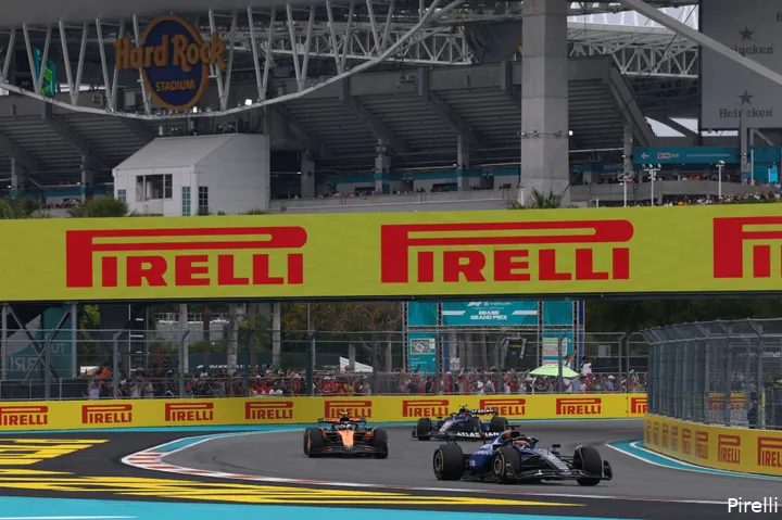 <i>Beide McLarens waren competitief in Miami.</i>