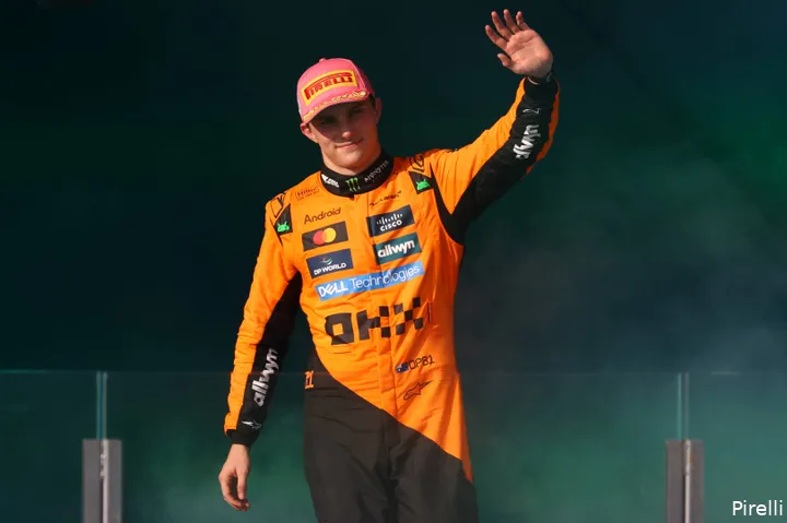 pirelli mclaren oscar piastri miami gp 2025 zondag podium