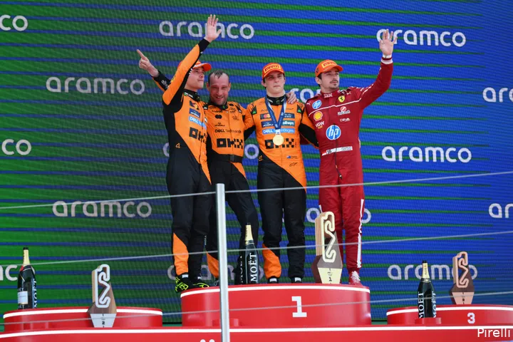 <i>Piastri was dit weekend de sterkere McLaren-coureur.</i>