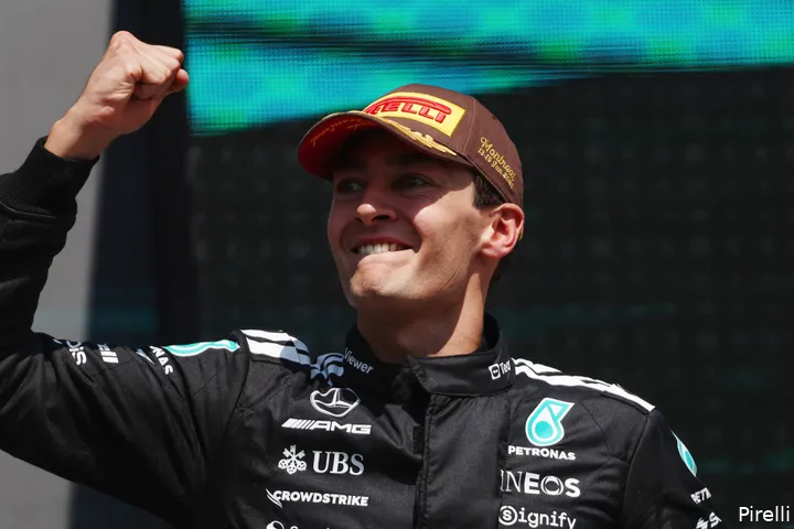 russell podium 2 sunday montreal 2025