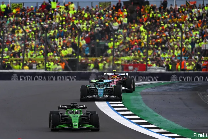 nico hulkenberg sauber 2025 silverstone groot brittannie zondag race pirelli