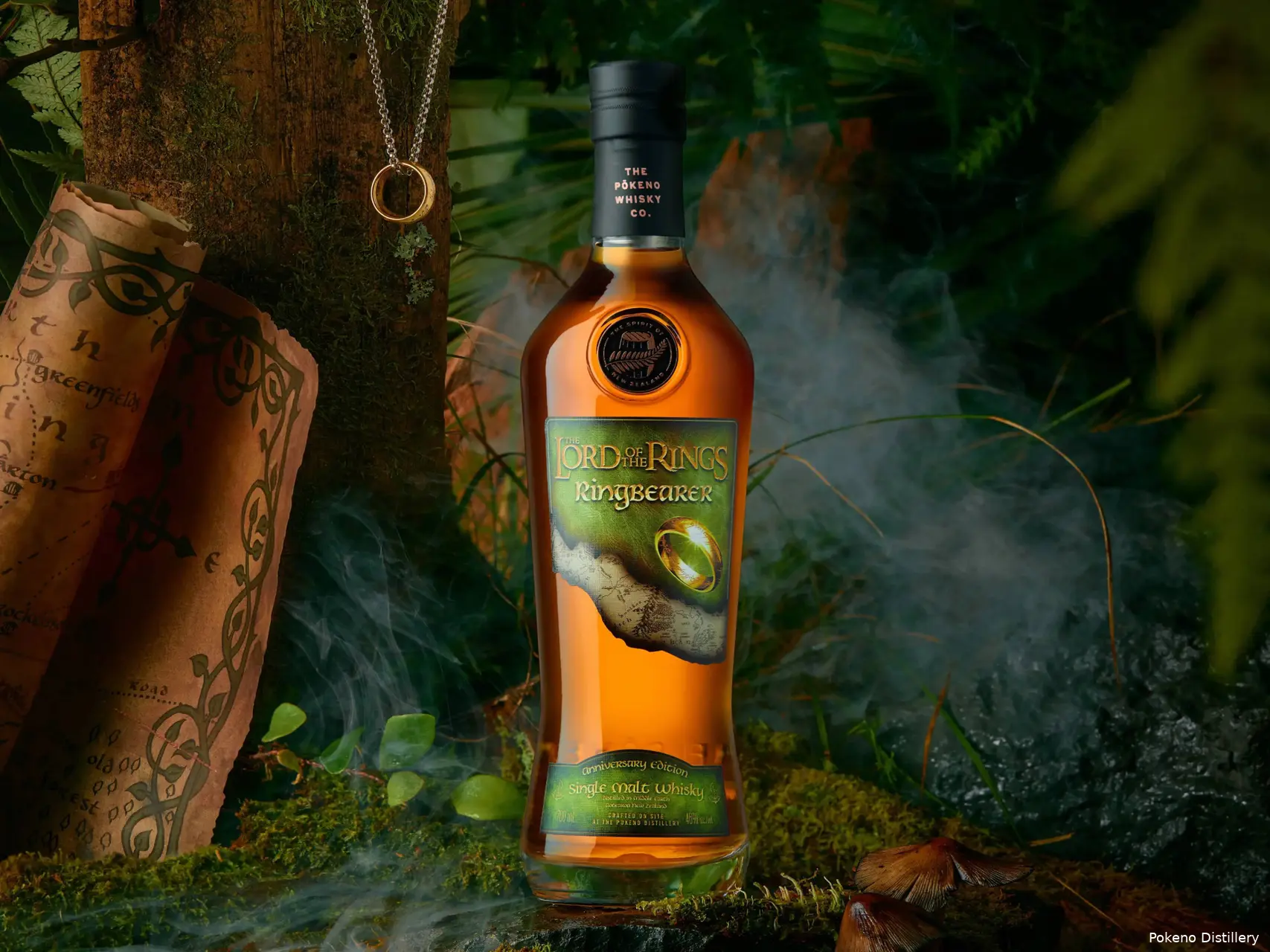 Pokeno Distillery Lord of the Rings ringbearer whisky