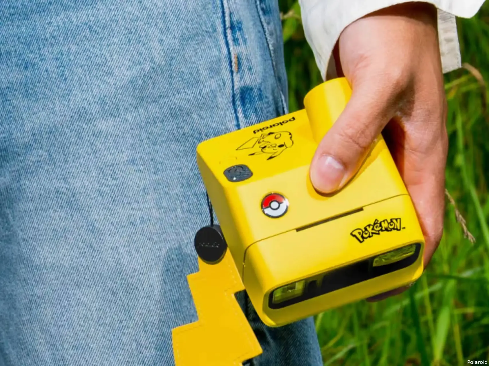 Pikachu Polaroid camera
