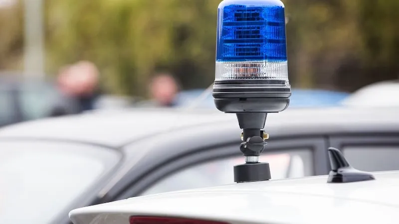 sirene op politieauto