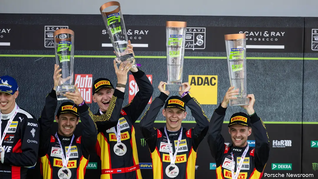 loek hartog nurburgring podium 2025