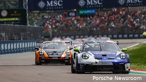 Van Eijndhoven jaagt op de positie van Tauscher. (Foto: Porsche Newsroom).