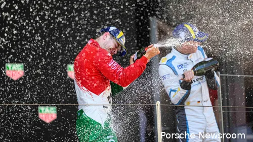 De champagne vloeide in Monaco voor Schouten.