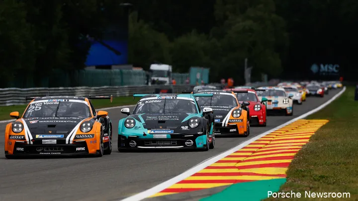 Ten Voorde moest genoegen nemen met P4 in de kwalificatie. (Foto: Porsche Newsroom)