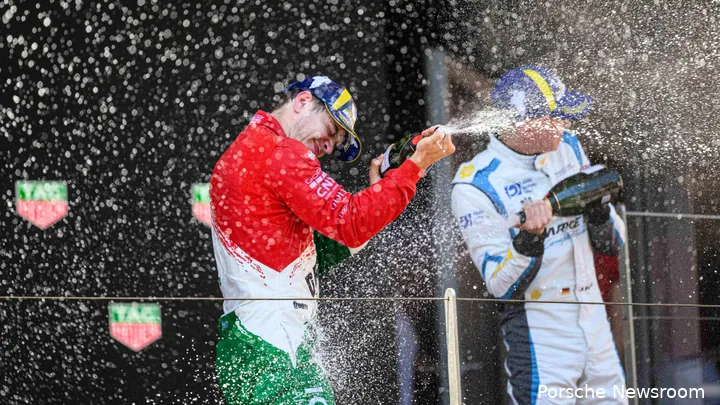 De champagne vloeide in Monaco voor Schouten.
