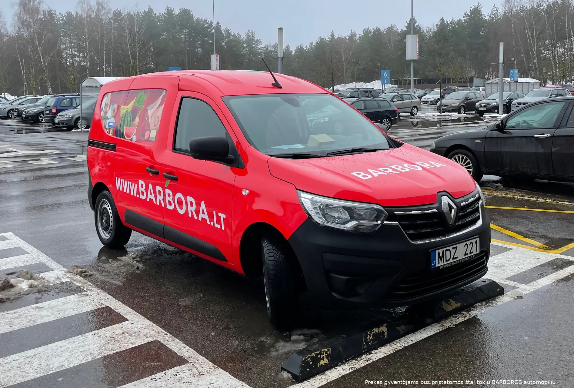 prekes gyventojams bus pristatomos stai tokiu barboros automobiliu
