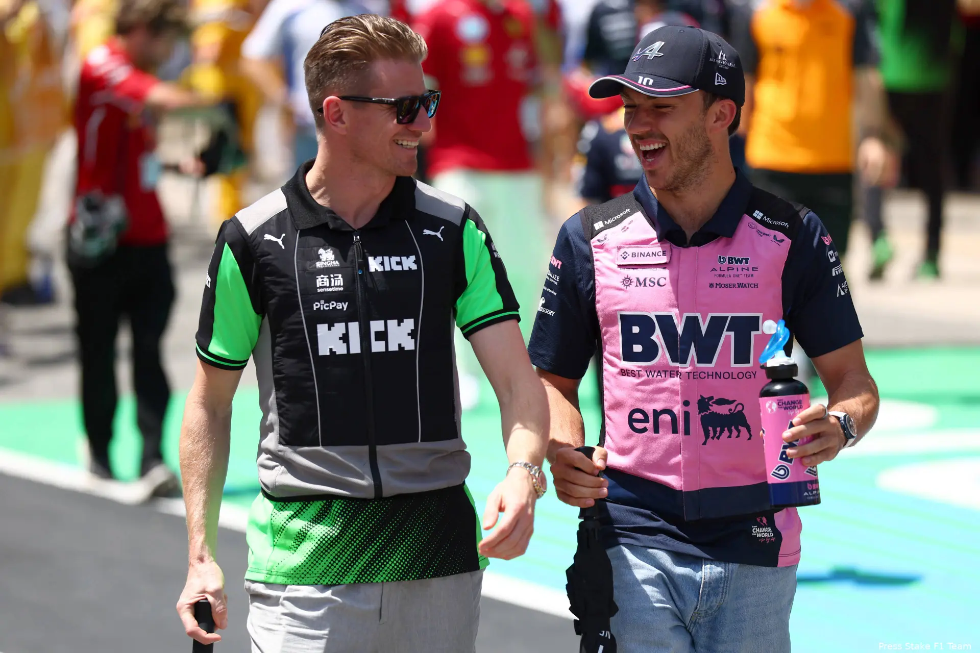 nico hulkenberg stake kick sauber gp spanje 2025 zondag pierre gasly