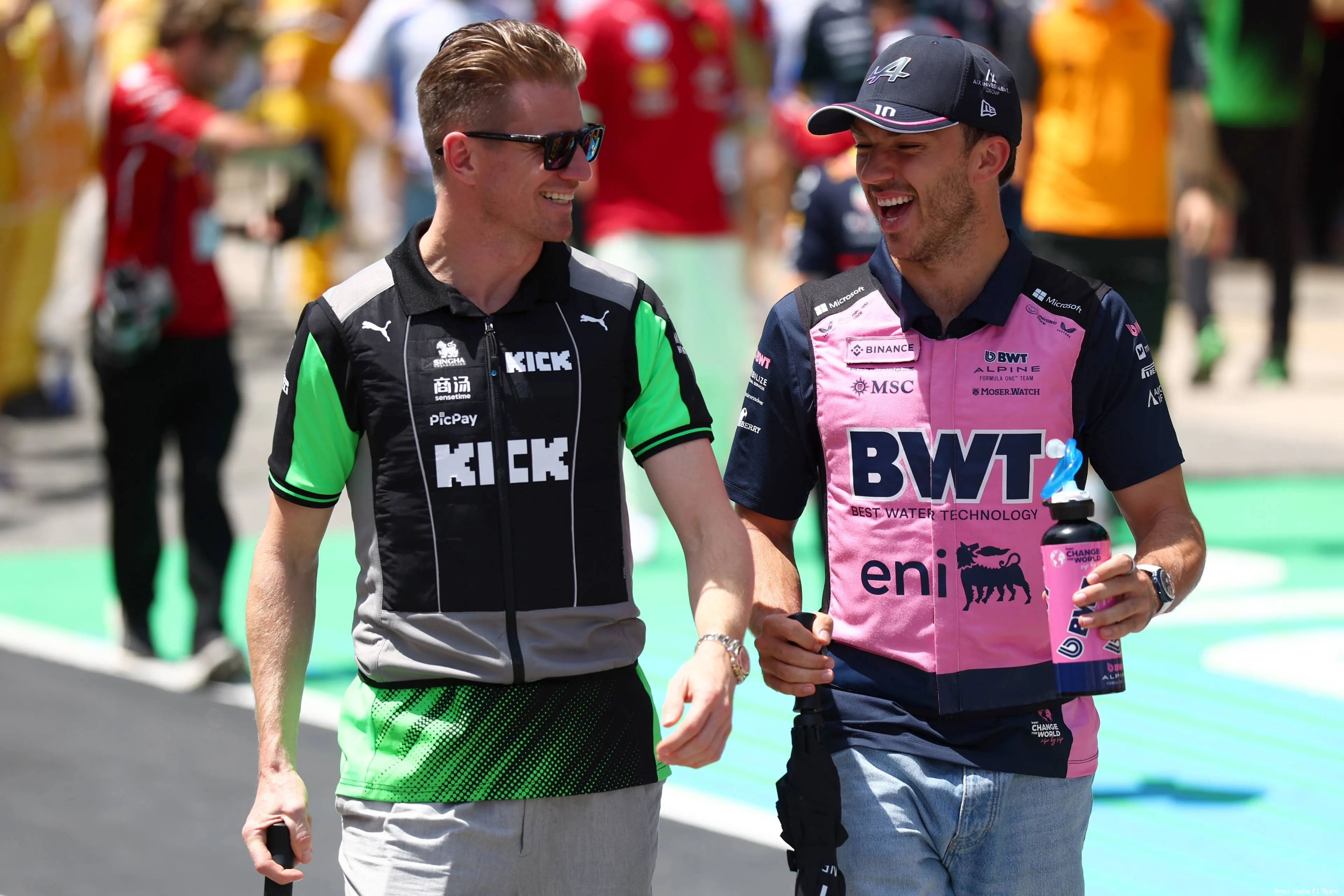 nico hulkenberg stake kick sauber gp spanje 2025 zondag pierre gasly