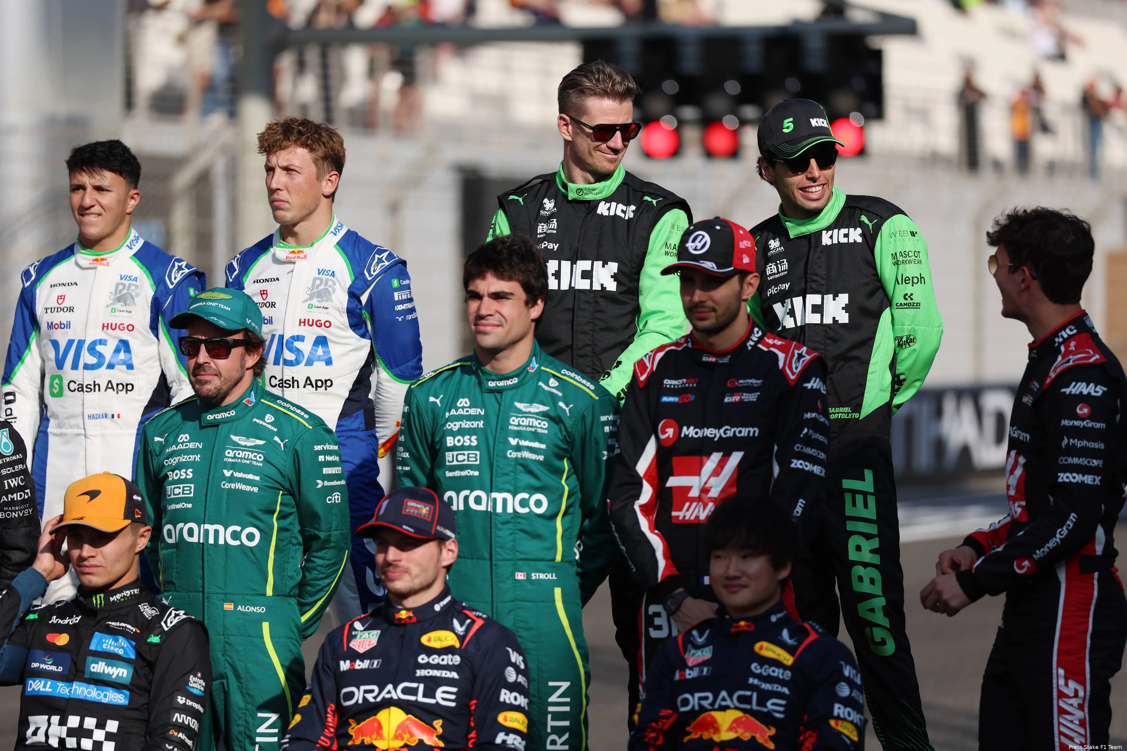 gabriel-bortoleto-stake-sauber-gp-abu-dhabi-2025-zondag-aston-martin-fernando-alonso-lance-stroll-visa-cash-app-racing-bulls-hadjar-lawson-haas-ocon-bearman-norris-verstappen-tsunoda