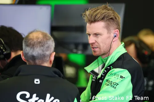 Hülkenberg heeft nog wat races nodig om de auto echt goed te ontdekken.