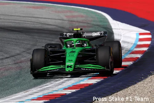 gabriel bortoleto stake sauber gp oostenrijk 2025 zondag 2