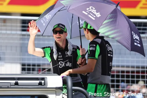 nico hulkenberg gabriel bortoleto stake sauber gp oostenrijk 2025 zondag