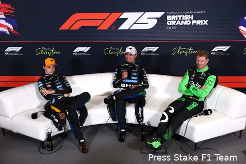 nico hulkenberg stake sauber mclaren oscar piastri lando norris gp groot brittannie 2025 persconferentie