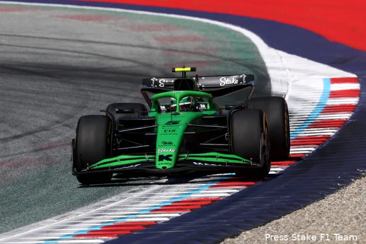 gabriel bortoleto stake sauber gp oostenrijk 2025 zondag 2