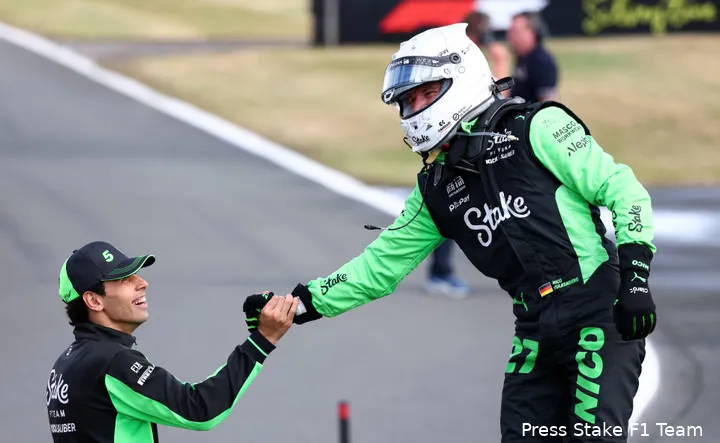 nico hulkenberg gabriel bortoleto stake sauber gp groot brittannie 2025