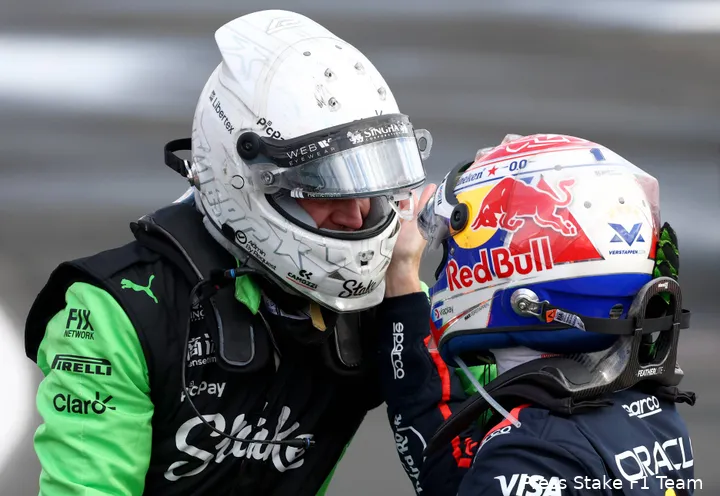 nico hulkenberg max verstappen red bull racing stake sauber gp groot brittannie 2025 2