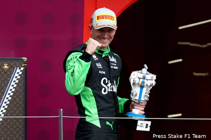 nico hulkenberg stake sauber gp groot brittannie 2025 podium